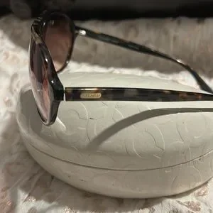 Coach | Accessories | Coach Leopard Printed Sunglasses With  display picture 3